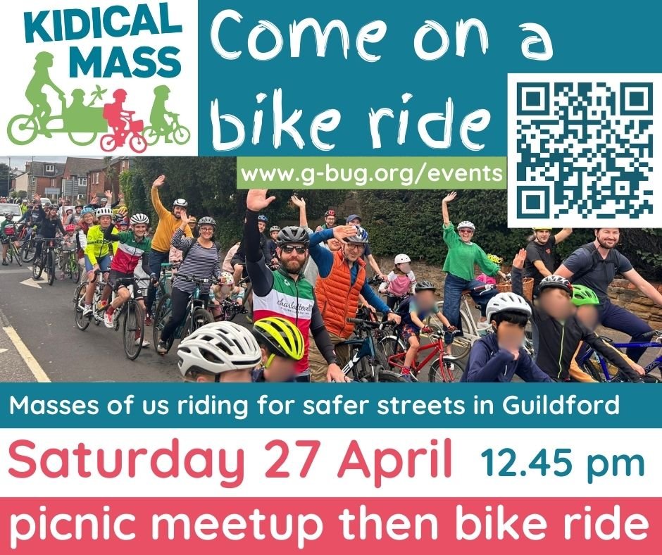 Will we see you there ? Over 300 children and adults took part in a mass cycle in September. Come along and meet the parents and children in Stoke Park before the start @ 2pm @_Lisa_Townsend @georgewpotter @mpfurniss @GuildfordHigh @TormeadSchool @BoxgroveSchool