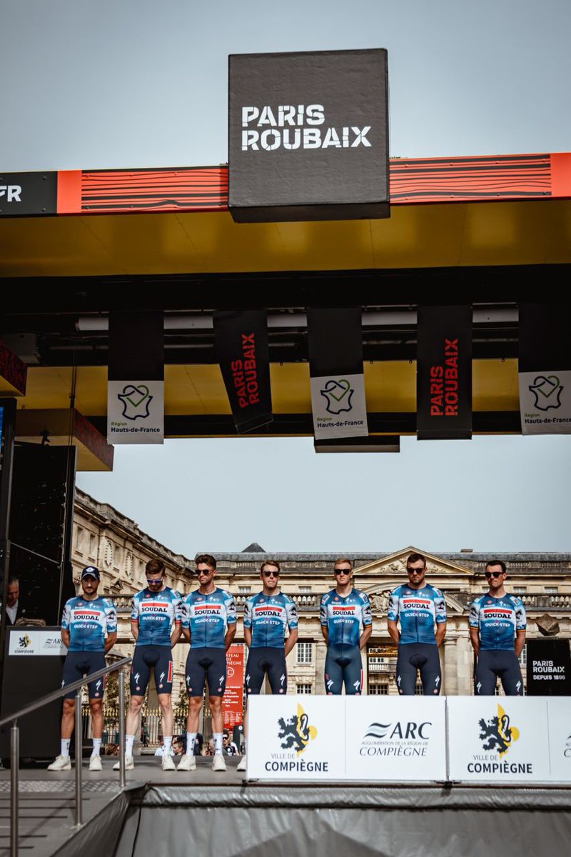 Soudal Quick-Step Pro Cycling Team (@soudalquickstep) on Twitter photo Good luck to the seven Soudal Quick-Steo riders taking on #ParisRoubaix!
111 <a href="/yveslampaert/">Yves Lampaert</a>
112 <a href="/k_asgreen/">Kasper Asgreen</a>
113 <a href="/MerlierTim/">Tim Merlier</a>
114 <a href="/GianniMoscon/">Gianni Moscon</a>
115 <a href="/pedersencasp/">Casper Phillip Pedersen</a>
116 <a href="/bert_bvl/">Bert Van Lerberghe</a>
117 <a href="/VangheluweWarre/">Warre Vangheluwe</a>
Photo: <a href="/BeelWout/">Wout Beel</a> Good luck to the seven Soudal Quick-Steo riders taking on #ParisRoubaix!
111 <a href="/yveslampaert/">Yves Lampaert</a>
112 <a href="/k_asgreen/">Kasper Asgreen</a>
113 <a href="/MerlierTim/">Tim Merlier</a>
114 <a href="/GianniMoscon/">Gianni Moscon</a>
115 <a href="/pedersencasp/">Casper Phillip Pedersen</a>
116 <a href="/bert_bvl/">Bert Van Lerberghe</a>
117 <a href="/VangheluweWarre/">Warre Vangheluwe</a>
Photo: <a href="/BeelWout/">Wout Beel</a>