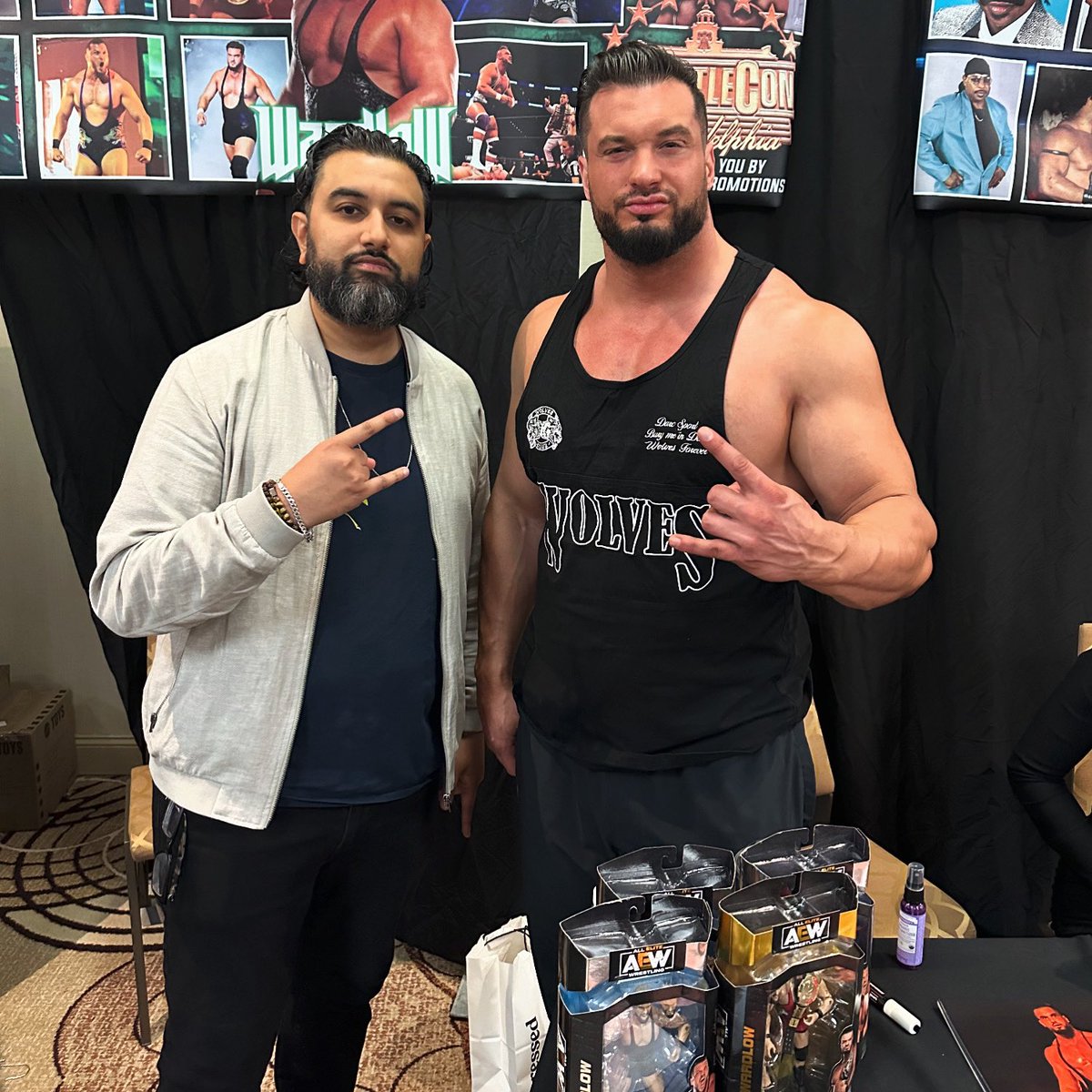 WARDLOW! 🔥 #Wrestlecon #WrestlemaniaWeekend #Wardlow #ThisMeansWar @RealWardlow