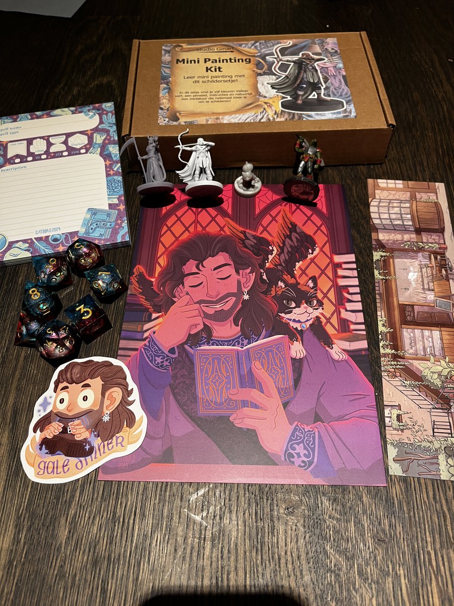 Went to RINCON yesterday and picked up a new hobby: mini painting! 🥰 Shoutout to the other Gale girlie I met at the catzero stand, you have impeccable taste 👌