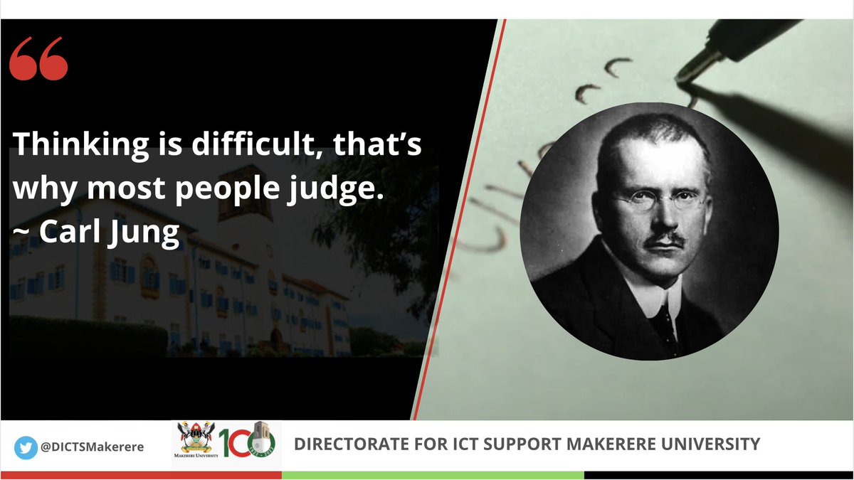 Carl Jung says, 'Thinking is difficult, that's why most people judge.'

Be encouraged as you develop yourself through the thinking lab. Do the hard job of thinking and get out and execute.

Happy Friday.

Good morning.
#BuildForTheFuture