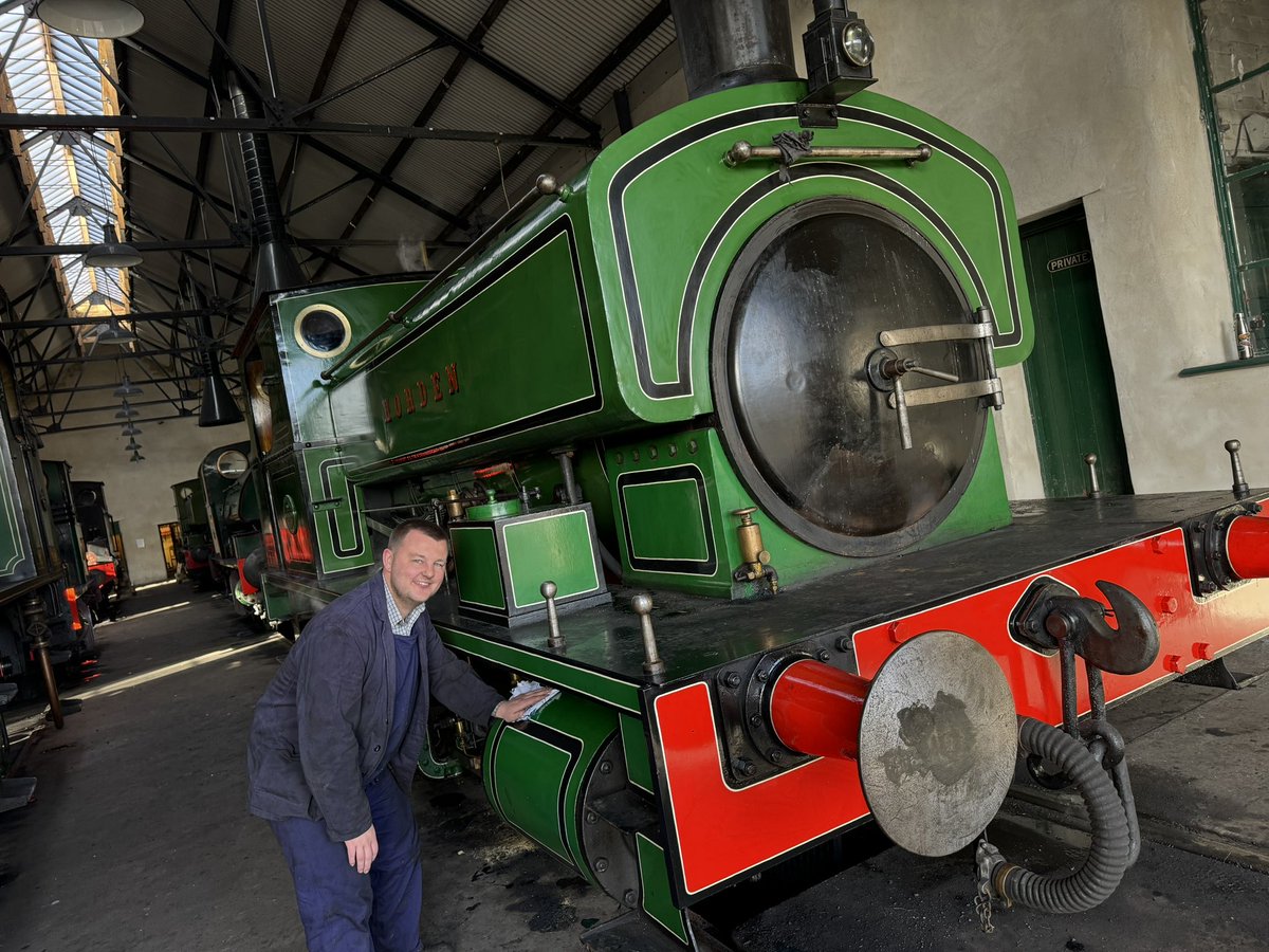 Fireman Callum is preparing Horden and we are gearing up for another day on the words oldest railway. Trains are running from 10:30am. Best of all kids travel for just £5. No need to pre book, tickets can be purchased on the day. Hands up who’s joining us? 👋🏻