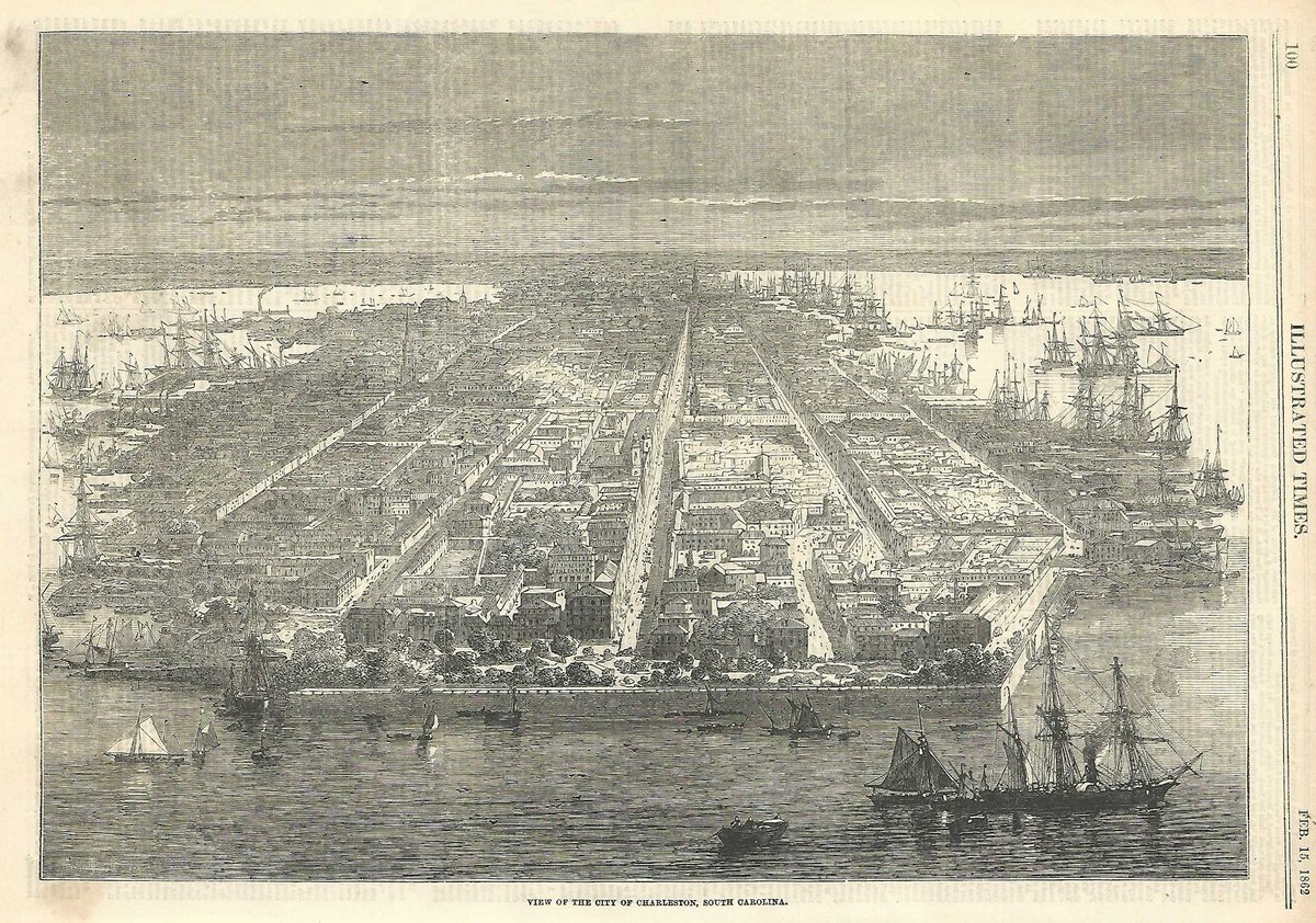 #OTD in 1863 a Union fleet failed to capture #fortsumter during the Battle of #Charleston #antiqueprints from #frontispiece #canarywharf mapsandantiqueprints.com/products/charl… #SouthCarolina #americancivilwar #confederacy #CSA #UnitedStates #art #engraving #history