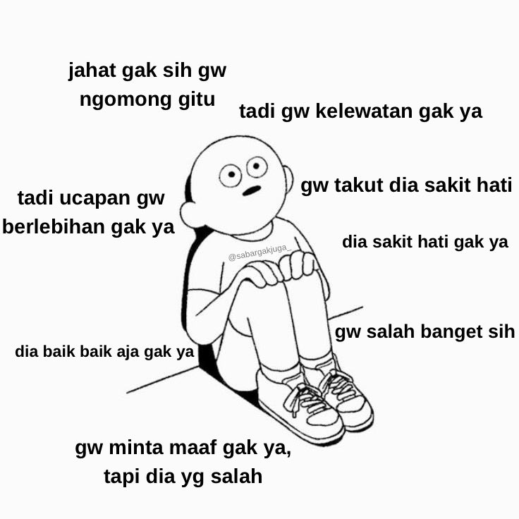 Orang gak enakan kalo habis marah: