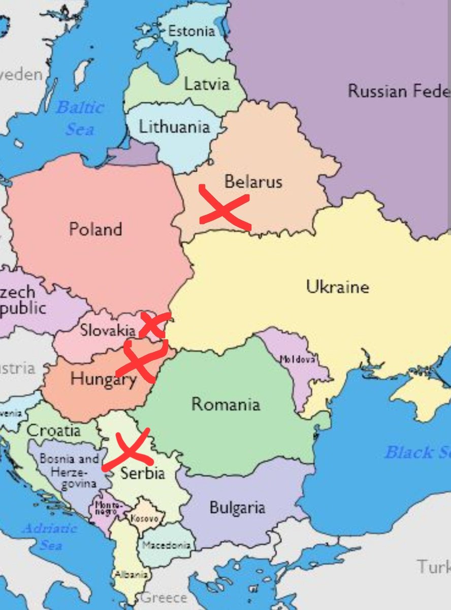 With Putin today adding Slovakia to his collection, let's review his progress in paralyzing Europe to his global terror binge. Remember, like we've seen with US congress, Putin doesn't need to control EVERYONE, just enough to paralyze. He's now planning to do it with Europe.