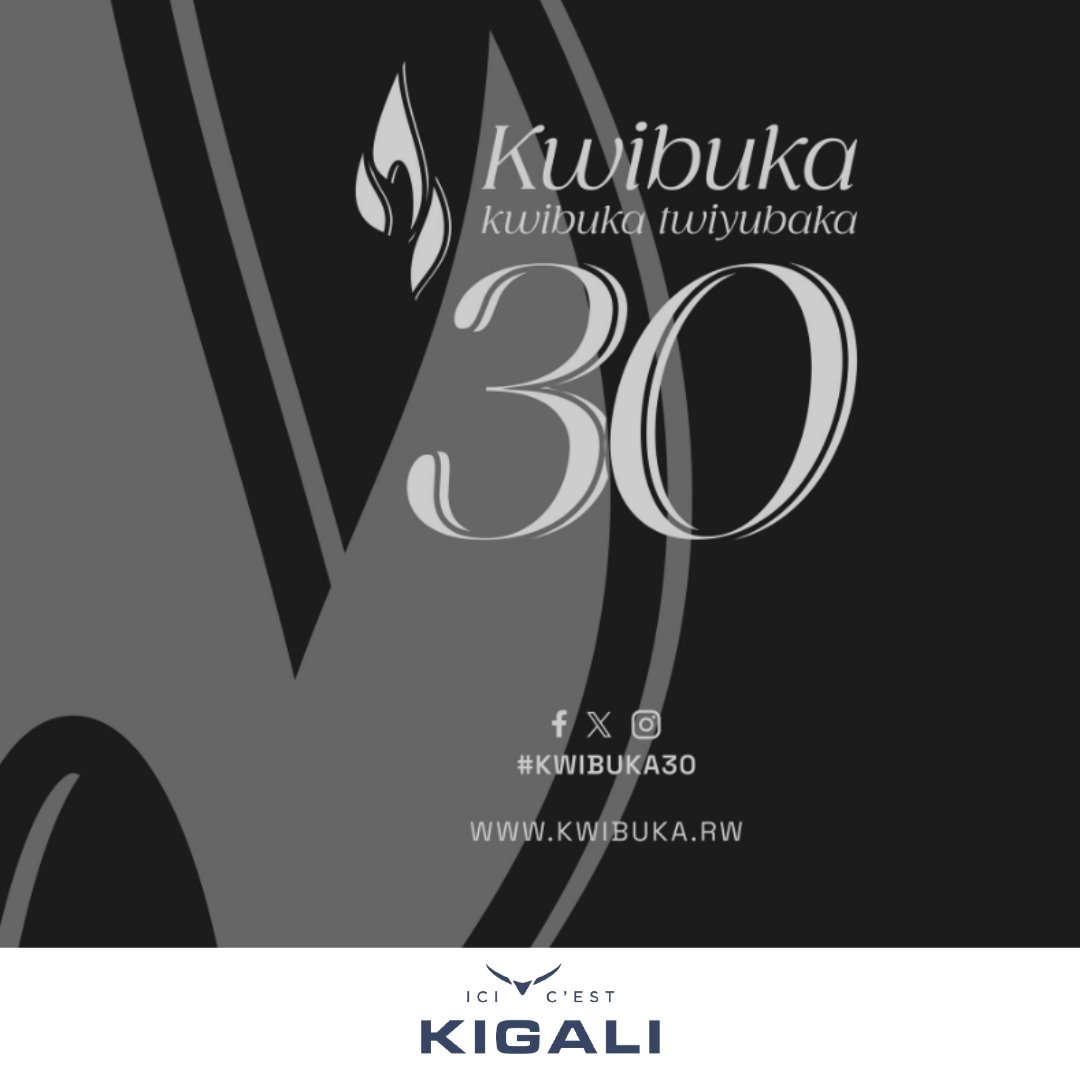 Turibuka ku nshuro ya 30 Jenoside yakorewe Abatutsi.
Twibuke twiyubaka.

#Kwibuka30