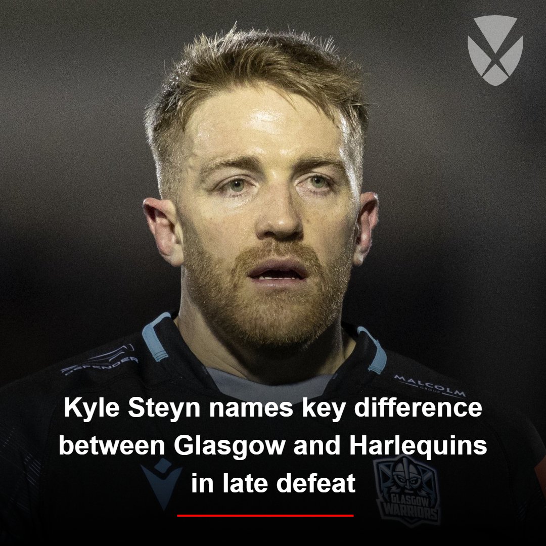Glasgow Warriors captain Kyle Steyn delivers his thoughts on the big difference between his side and Harlequins on Friday night 👇 scotlandrugbynews.com/news/24236080.…