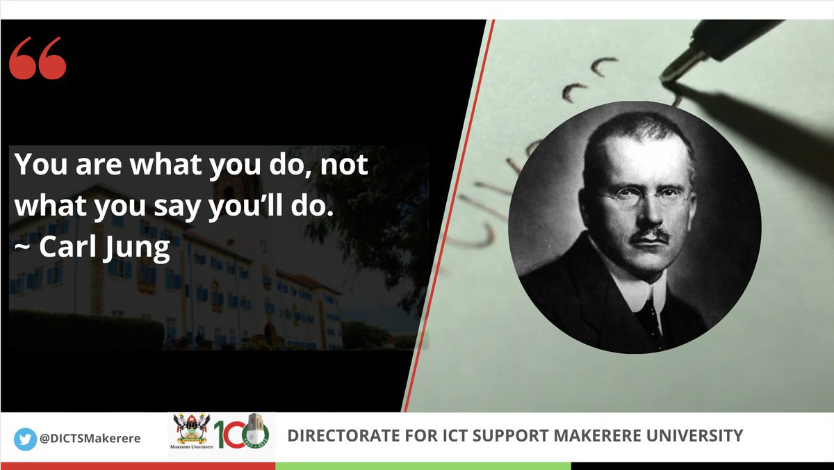 There is a difference between what you say you will do and what you actually do.

Carl Jung says, 'You are what you do, not what you say you'll do.'

Let your words align with your actions or vice versa as you #BuildForTheFuture 

Good morning.