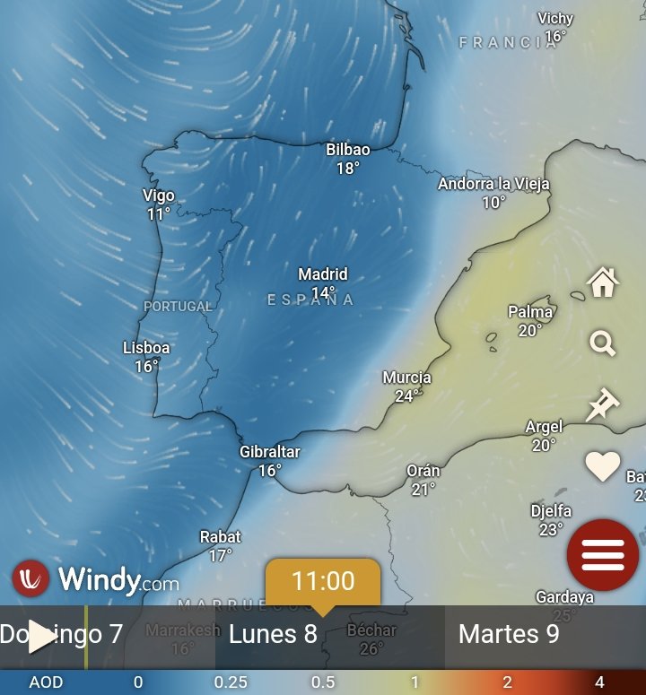 josemandrake's tweet photo. @maria_g76 @AEMET_Esp Mañana lunes por la mañana, poco a poco y de oeste a este. Si estás en Málaga, a media mañana debería verse el cielo más o menos limpio https://t.co/eLiPtBhWQr