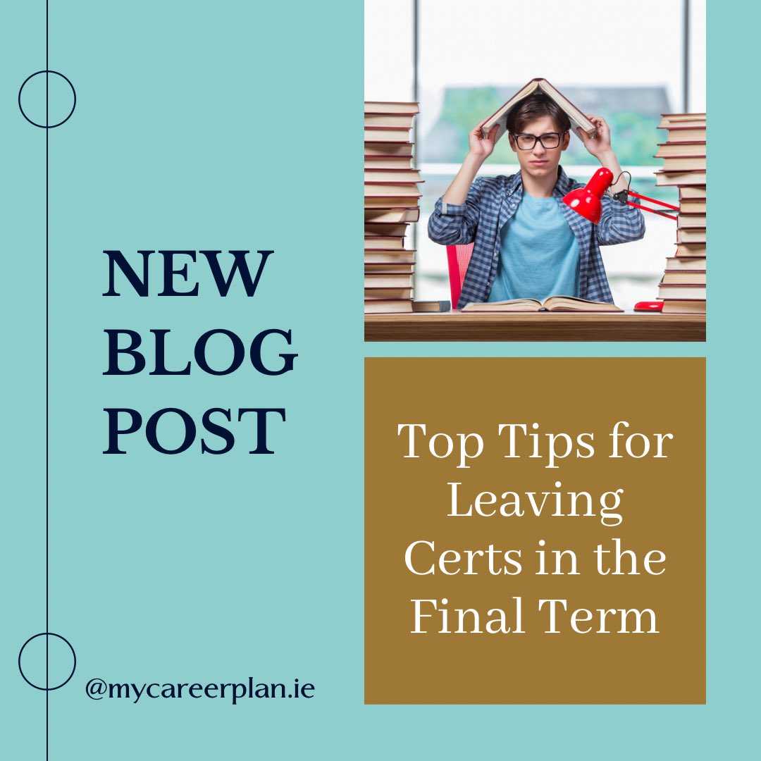 👨‍🏫 Heading back to school after the Easter break can be daunting particularly for #leavingcert students. Some tips in my most recent blog might help get into the right mindset for the final term. ➡️ mycareerplan.ie/blog/top-tips-… Best of Luck, ✨ Niamh #leavingcert2024 #mycareerplan