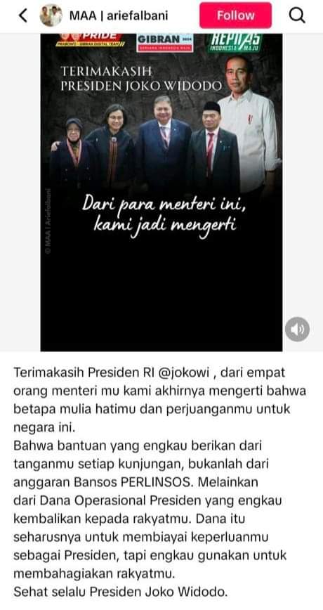 bondangtp's tweet photo. @regar_op0sisi Ahamdulillah.....
ALLAH SWT telah memberikan yg terbik untuk NKRI....
🇮🇩
SELAMAT MENIKMATI TAKDIR,
🇮🇩 https://t.co/2dVLrbXF5b