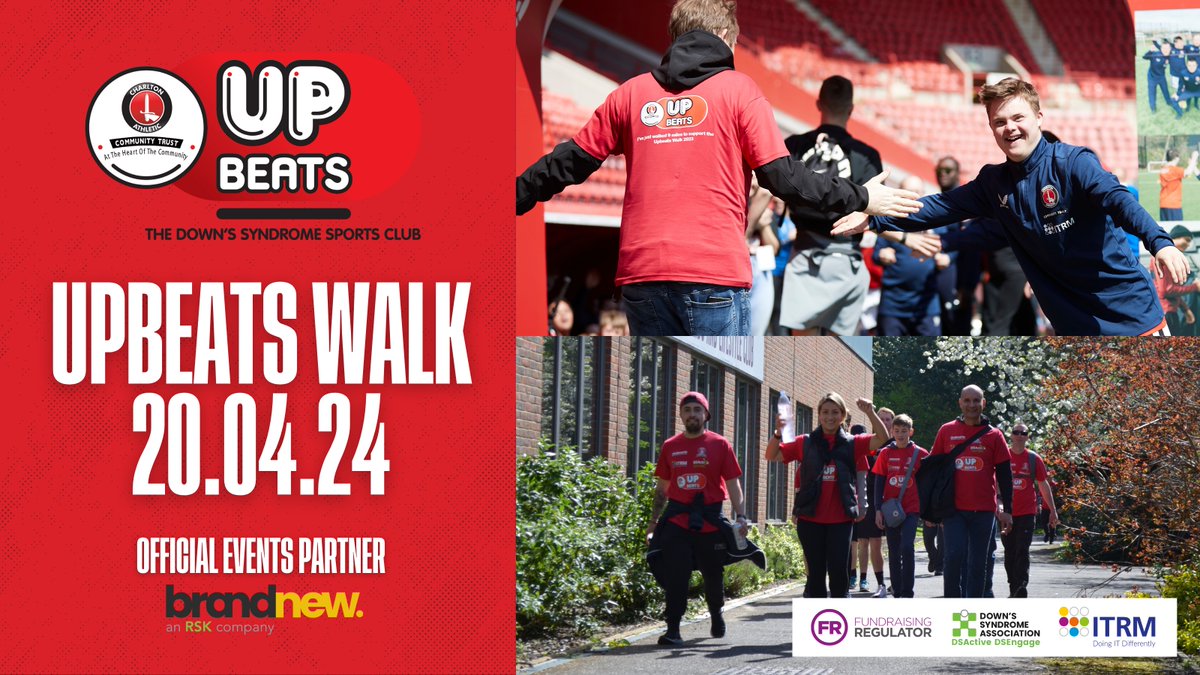 🚶‍♂️ Ahead of today's show - please donate to our fundraising page for the 2024 Upbeats Walk! cact.gives/fundraising/ch… #cafc