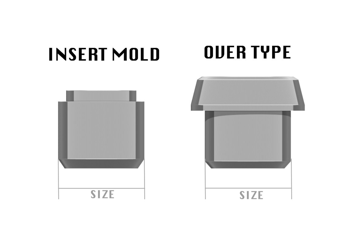 【新商品】Insert Mold ▼ 開口部のディテールアップに それぞれ4種類のデザインから選択可能 オーバータイプの8種類を加えて全12種類から同時展開 近日3mmサイズから順次公開予定です💡 #三角屋