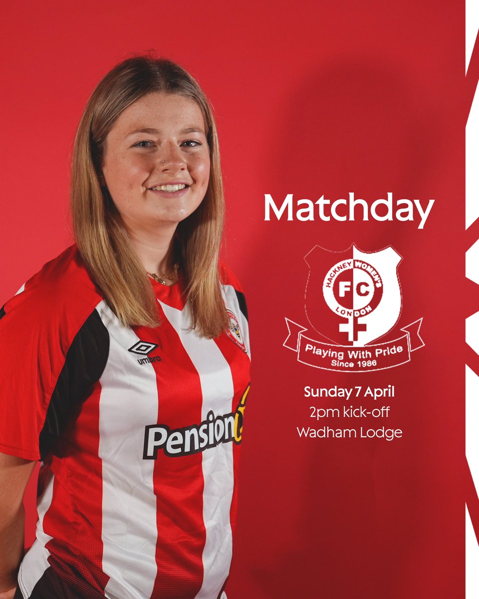 Matchday!! Both our sides head north today to face @HackneyWFC first and reserves teams 🐝 🕑 2pm kick-off 📍 Wadham Lodge #BrentfordFCW | #BrentfordFC