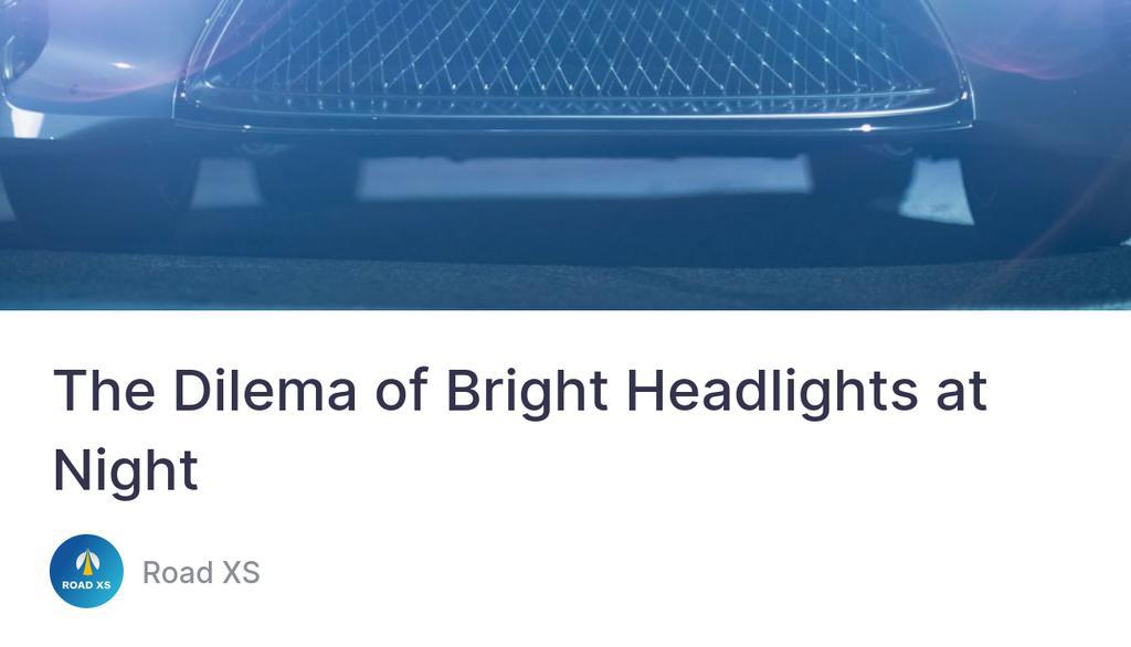 Other contributing factors of dazzling headlights are things such as the increasing prevalence of higher-set vehicles and misaligned headlights, are also under scrutiny.

Read more 👉 lttr.ai/ARA9v

#Driving #VolunteerDrivers #CommunityTransport #RealProblem