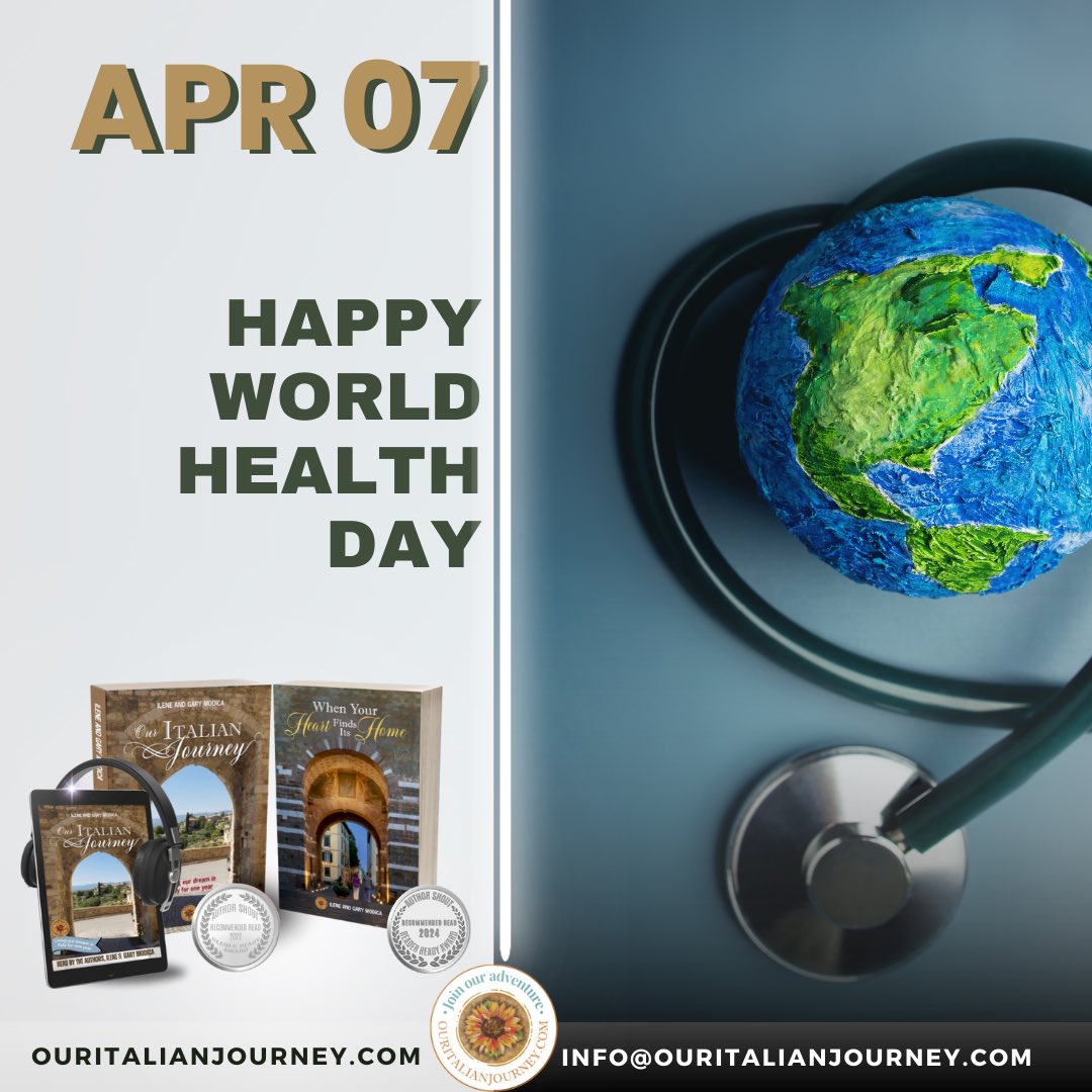 Wishing everyone health… and of course - happiness.

#WorldHealthDay #WorldHealthDay2024 #worldhealth #worldhealthday #ouritalianjourney