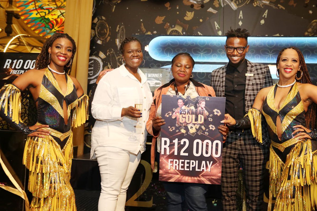 EmperorsPalace's tweet image. Congratulations to all our #Winners in last nights 25 Karat Gold draw. One lucky winner drives away in a brand new Nissan Magnite!
#ThePalaceOfDreams #cardraw #25Karat #promotion
18+ Only | Winners know when to stop