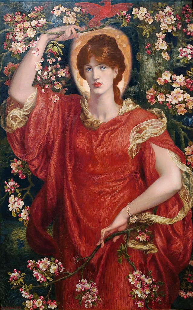 🌞🕊🌞Buona domenica🌞🕊🌞 Ricordando un'amica che mi manca tanto: 💙#Marijke/@Hakflak💙 RIP #RedHair #OggiCosi D.G.Rossetti (1828-1882) A Vision of Fiammetta 1878 @gigliointi @GuernseyJuliet @karmendida @LunaLeso @PasqualeTotaro @gherbitz @Biagio960 @FedericaAnto2 @slvpapa