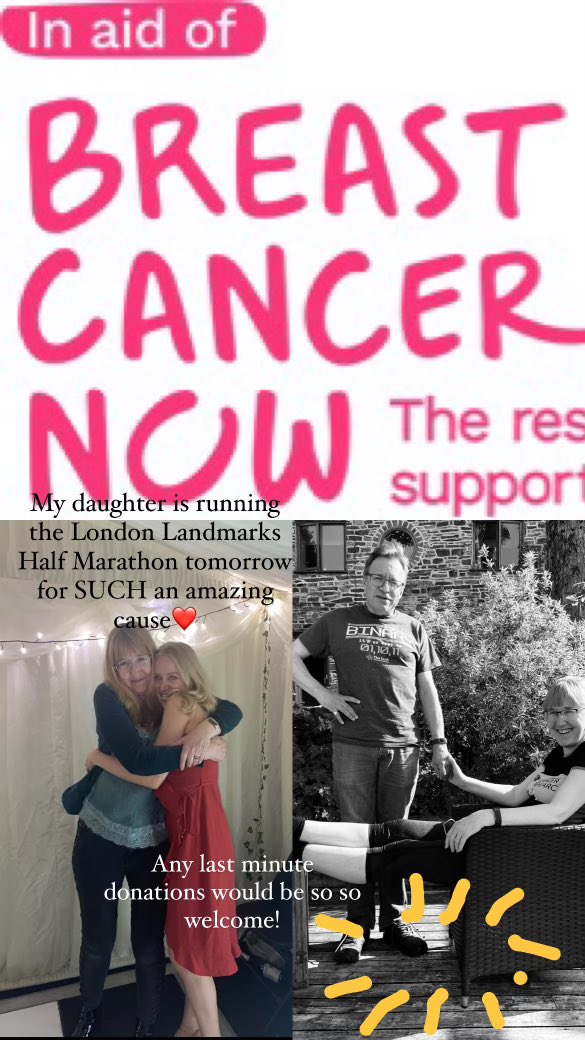 Off to London to watch my fabulous daughter Emily run for breast cancer research @BCCare in the @LLHalf any last minute donations very welcome she is Rainbow wave so my mug and badge bang on! justgiving.com/page/emily-tho…