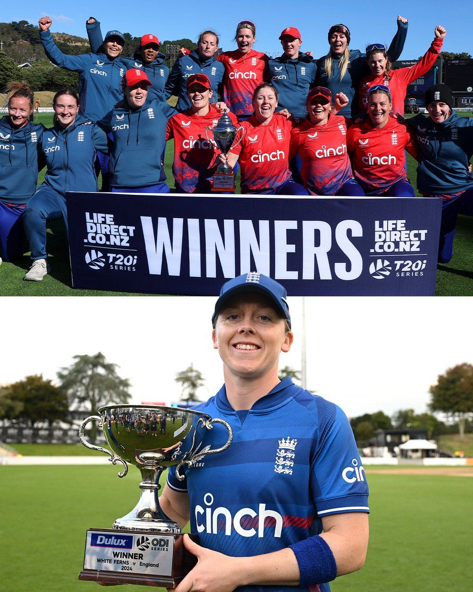 T20Is: won 4-1
ODIs: won 2-1

A successful tour of New Zealand for England 🏴󠁧󠁢󠁥󠁮󠁧󠁿🏆 #NZvENG