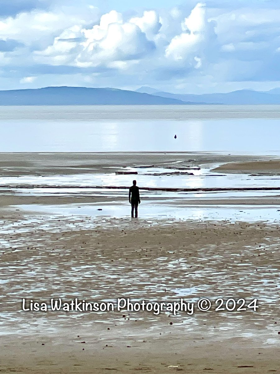 The hope of a new future in ‘Another Place.’ ‘Another Place' by Antony Gormley at Crosby Beach.