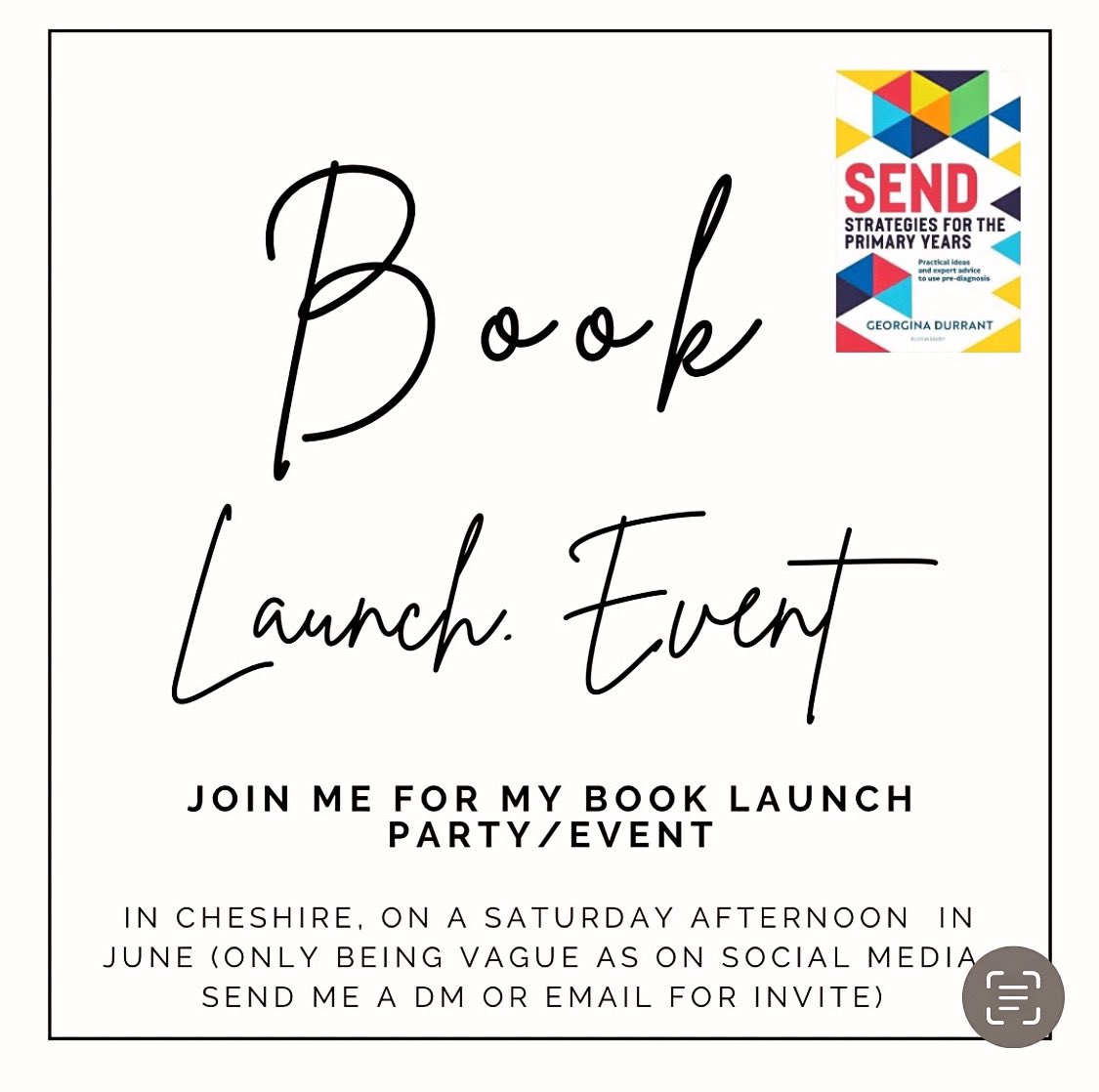 RSVPs If you’re coming to my book launch, please make sure you’ve rsvped. Thanks! (If you’d like to come & haven’t asked for an invite yet, there’s still time- send me a DM/email for more details)