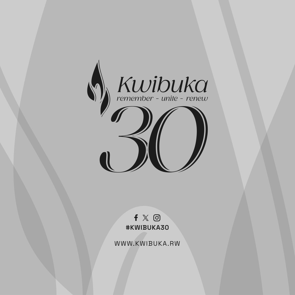 We stand with Rwandans and friends of Rwanda commemorating the genocide against the Tutsi. Let's unite against genocide ideology and work to prevent this crime against Humanity. 'Remember, Unite, Renew' #Kwibuka30