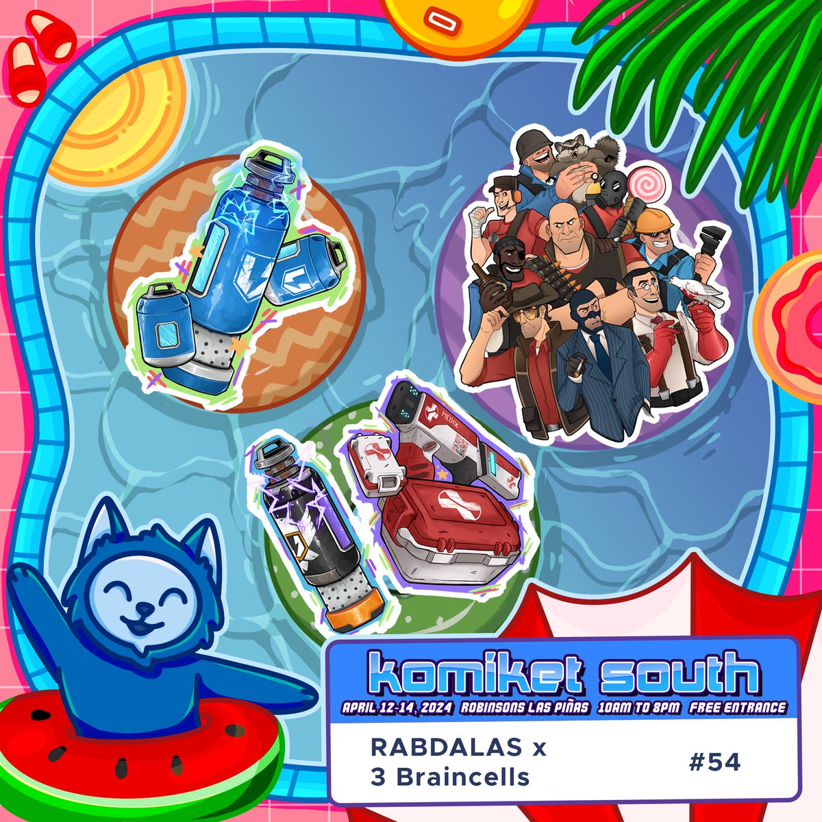 dalasrab's tweet photo. Aye, I apologize for being inactive over but I've been cooking for a while!!, I'll be selling #ApexLegends and #TF2 stickers at Robinsons Las Pinas this April 12-14!!

:D
#komiketsouth https://t.co/TU8YNC7Abh