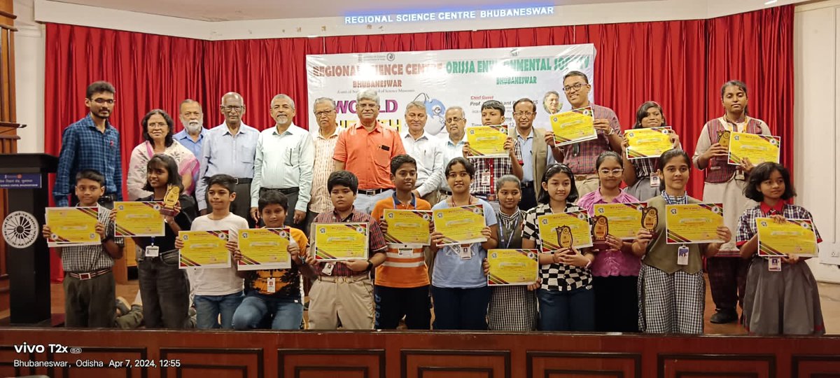 #WorldHealthDay 2024 being observed @RSCBhubaneswar a unit of @ncsmgoi @MinOfCultureGoI in association with #orissaenvironmentalsociety on 7th April 2024 by organized #drawingcompetition #InteractiveTalk #QuizContest, here are some glimpses of the event: