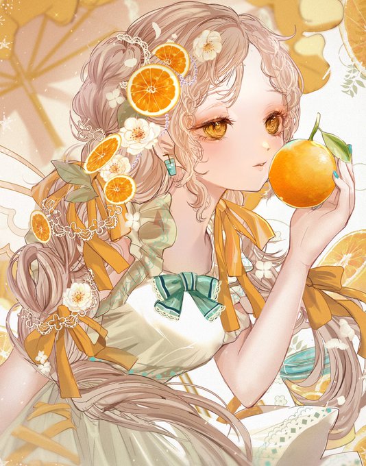 「レモン オレンジ」のTwitter画像/イラスト(新着)