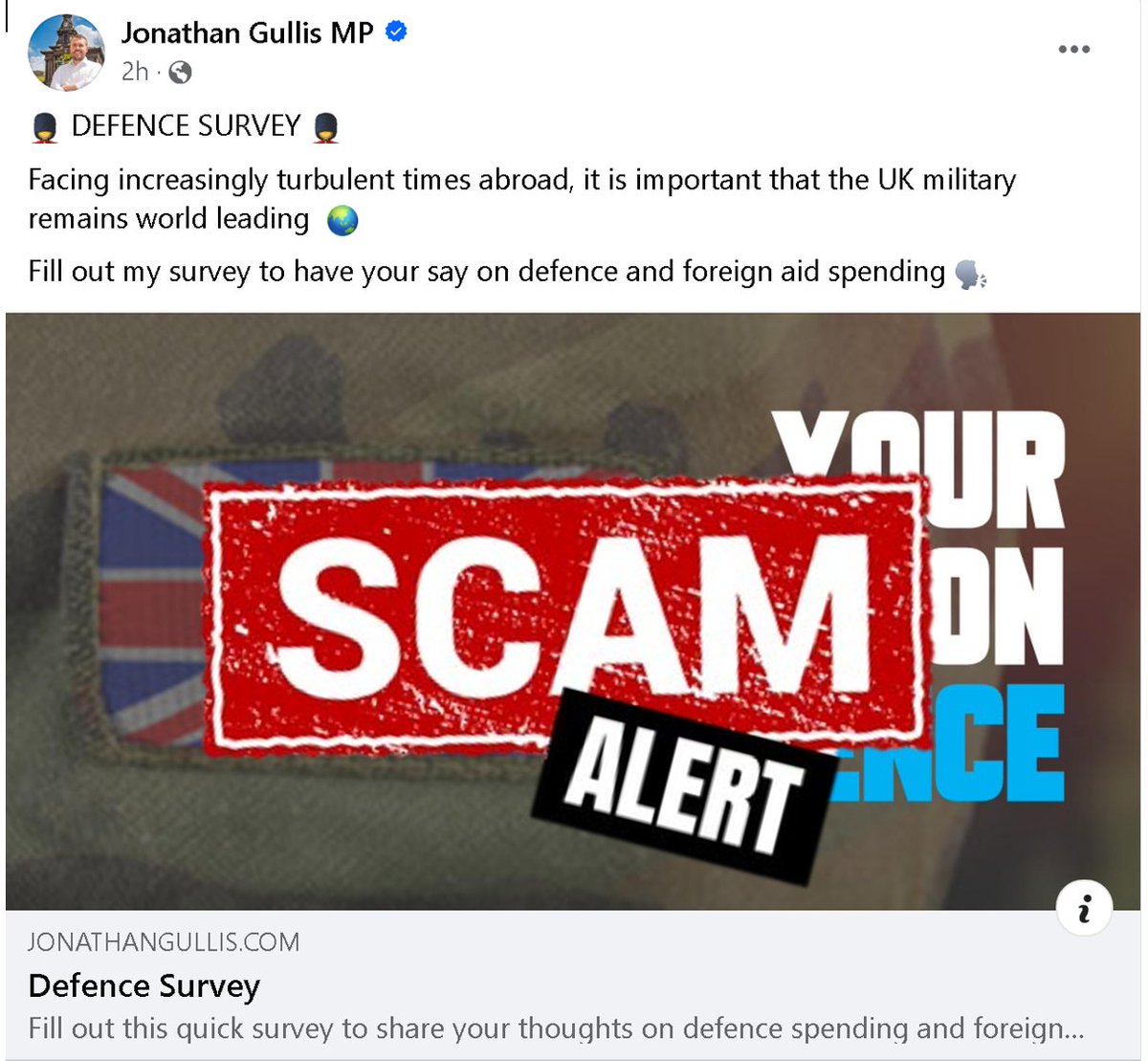 Another day another data harvesting scam.
#Gullis #GullisOut #ToriesOut640
