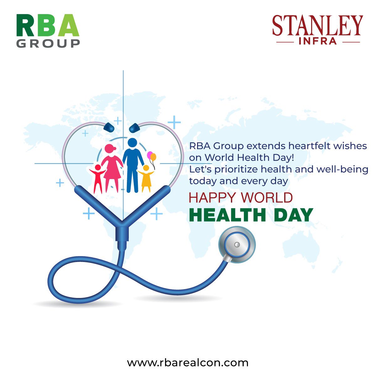 On World Health Day, let's celebrate vitality in every step! Prioritize your well-being, and let's walk together towards a happier, healthier world.

#RBAgroup #Stanleyinfra #StepIntoHealth #WorldHealthDay2024 #WalkTowardsWellness #HealthySteps #UpliftingWellness