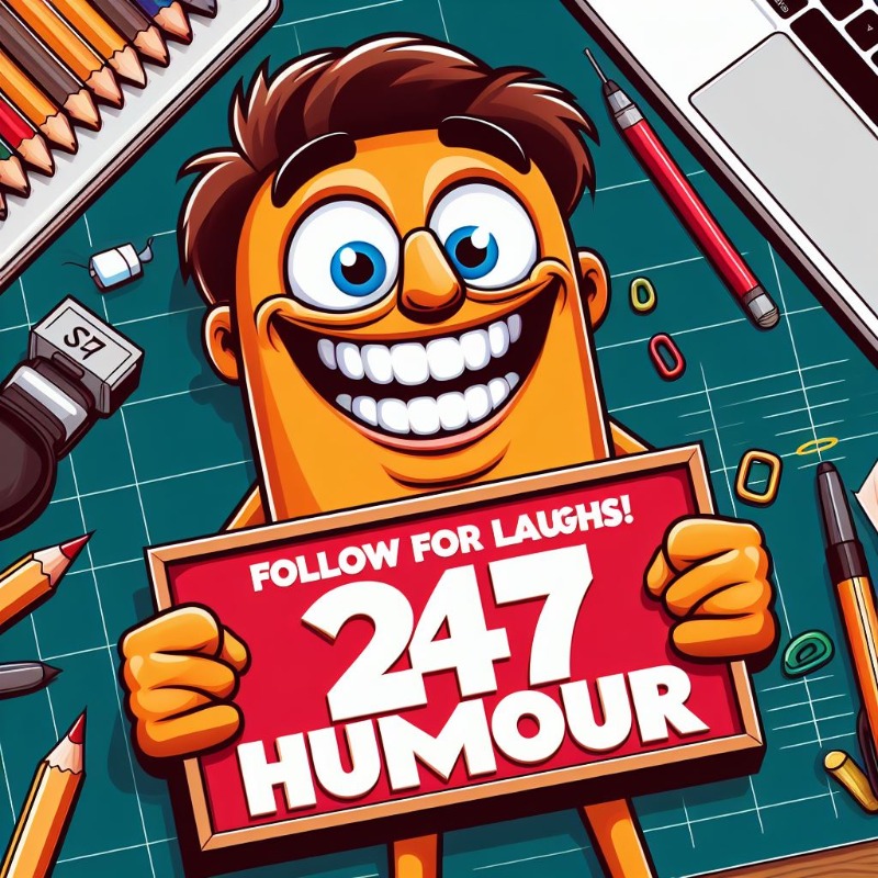 🎉 Ready to inject some laughter into your timeline? 😂 Follow us for a daily dose of humour that's guaranteed to make you chuckle! From witty observations to hilarious memes, we've got your funny bone covered. Hit that follow button and join the fun! #247humour