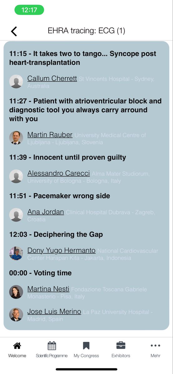 🔥First tracing session of the congress! #YoungEPeeps join @MartinaNesti1 and @joselmerino and vote for your favourite ECG tracing! ⚠️Seats are Limited - first come first serve! 🕒 sun, 11.15 📍 Room 8 @i_zeljkovic @Kasia_Rajpold @BA_Mulder @jadczyk @Raquel_Adelino