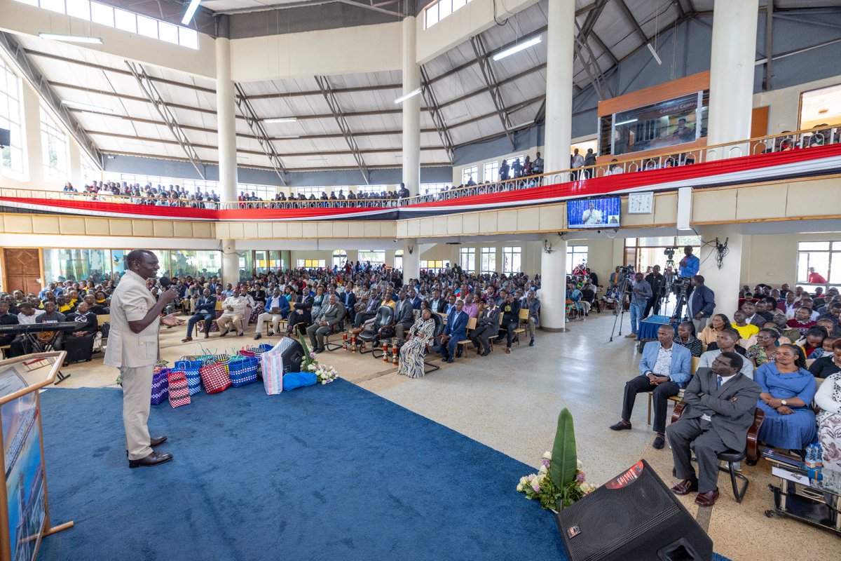 Be strong and courageous. Do not be afraid; do not be discouraged, for the Lord your God will be with you wherever you go. — Joshua 1:9 Joined Christian faithful for Sunday service at A.I.C Fellowship - Eldoret, Uasin Gishu County