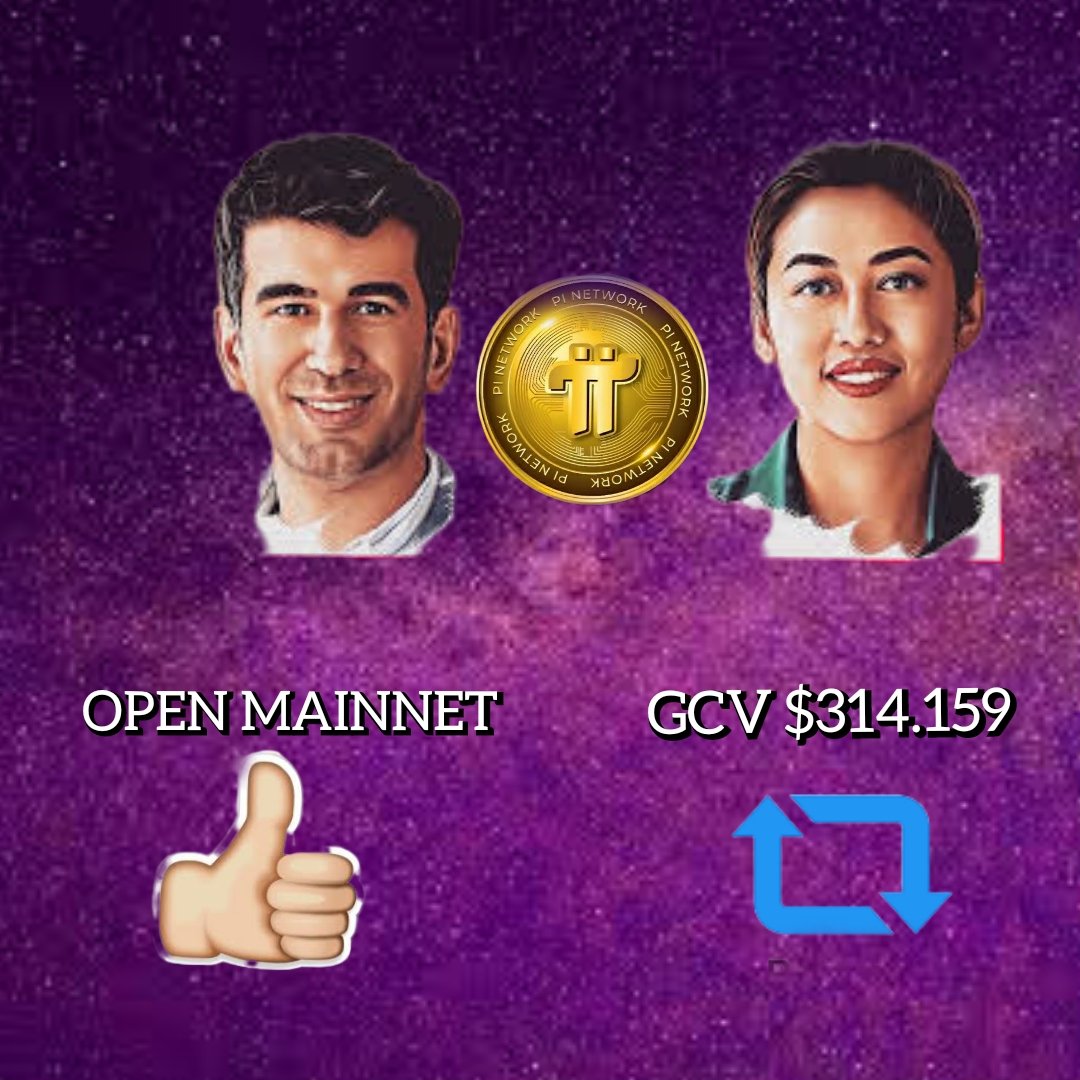 IF YOU WANT OPEN MAINNET HIT THE (LIKE) BUTTON ✅ IF YOU SUPPORT GCV $314159 HIT 🎯 THE (RETWEET) BUTTON 🔘✅

 LET'S SEE ARE MANY OF YOU WANT OPEN MAINNET 🤔

#OpenMainNet #PiNetwork #PiCoreTeam #PiNetworkLive #PiNetworkUpdates $block