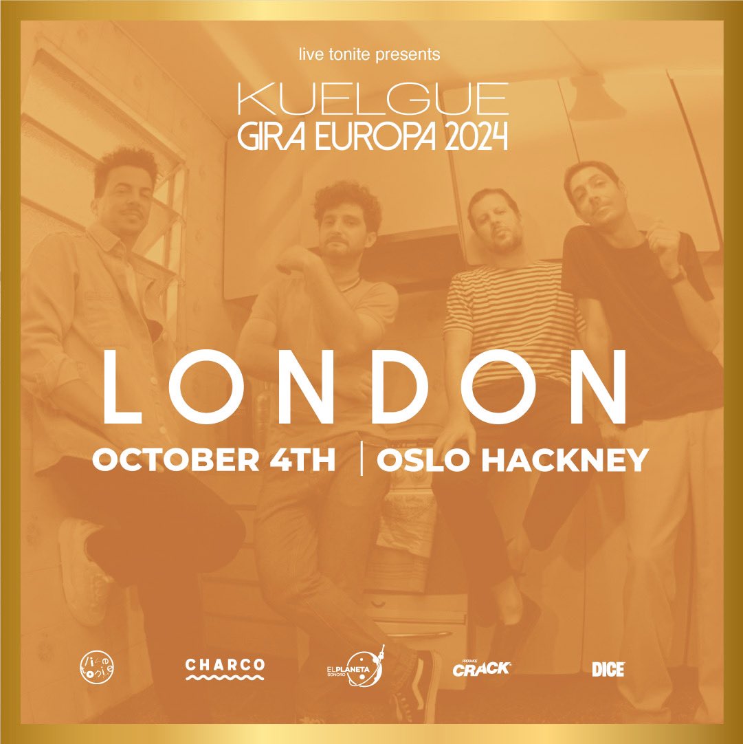 <a href="/livetoniteeu/">live tonite</a> excited to present three dates of the forthcoming El Kuelgue <a href="/ElKuelgue/">El Kuelgue</a> “Gira Europa 2024”, September 30th at @pumpehuset (Copenhagen), October 3rd at <a href="/thesoundhouse_/">The Sound House</a> (Dublin) and October 4th at <a href="/OsloHackney/">Oslo Hackney</a> (London).

Tickets on sale now, links in bio.