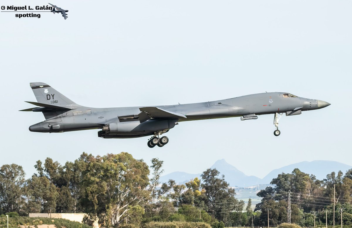 Rockwell B-1B USAF 85-0061, Morón AFB. LEMO 4-4-2024. #usaf #b1bomber #avgeek #planespotter #planespotting #b1blancer #baseaereademoron @usairforce