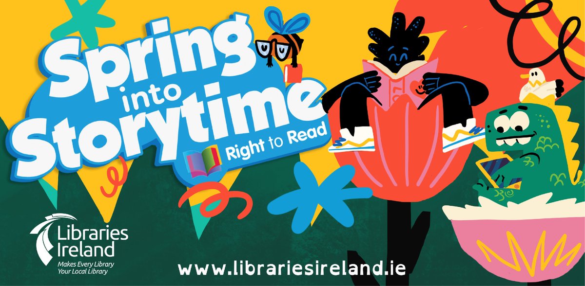 Louth Library Service is delighted to celebrate #SpringIntoStorytime for April. A list of events can be found here ▶️ buff.ly/3U6HR66 #louthlibraries @LibrariesIre