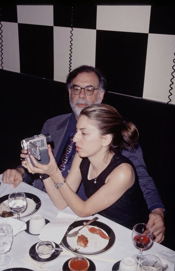 Happy Birthday to Francis Ford Coppola! Pictured here with his daughter Sofia Coppola in the early 1990s.