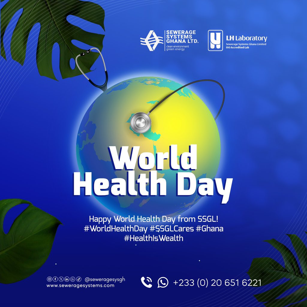 Happy World Health Day from the SSGL Team. #WorldHealthDay2024 #Health #Jospong #SSGLOnline