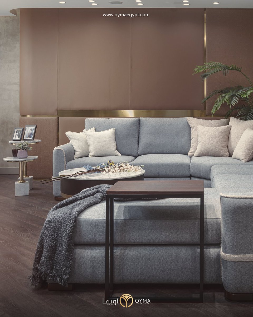 Embracing the cozy vibes with this U-shaped sofa, perfect for maximizing space in the living room. The calming hues and ultimate comfort make it a must-have.

#oymaegypt #LivingRoomGoals #UShapedSofa #SpaceSavingFurniture #CozyVibes #LivingRoom