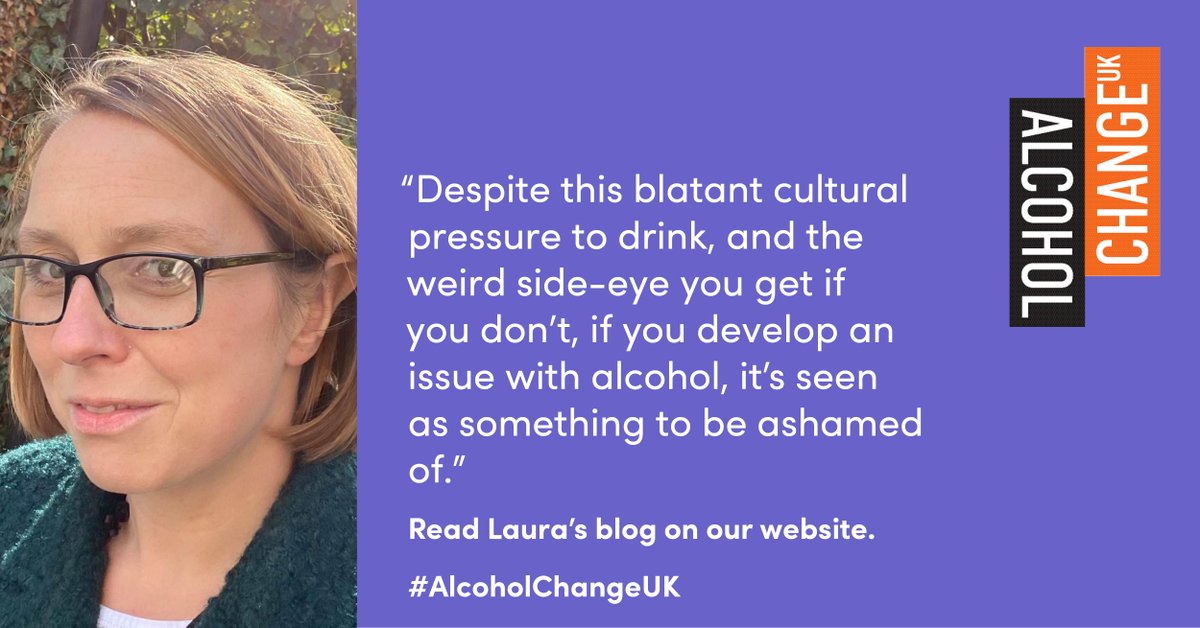 'For me giving up alcohol continues to be a glorious and powerful act of rebellion against this booze pushing, shame-loading culture.' Before becoming alcohol free, Laura had a toxic relationship with alcohol. Read Laura's story here: alcoholchange.org.uk/story/lauras-s…