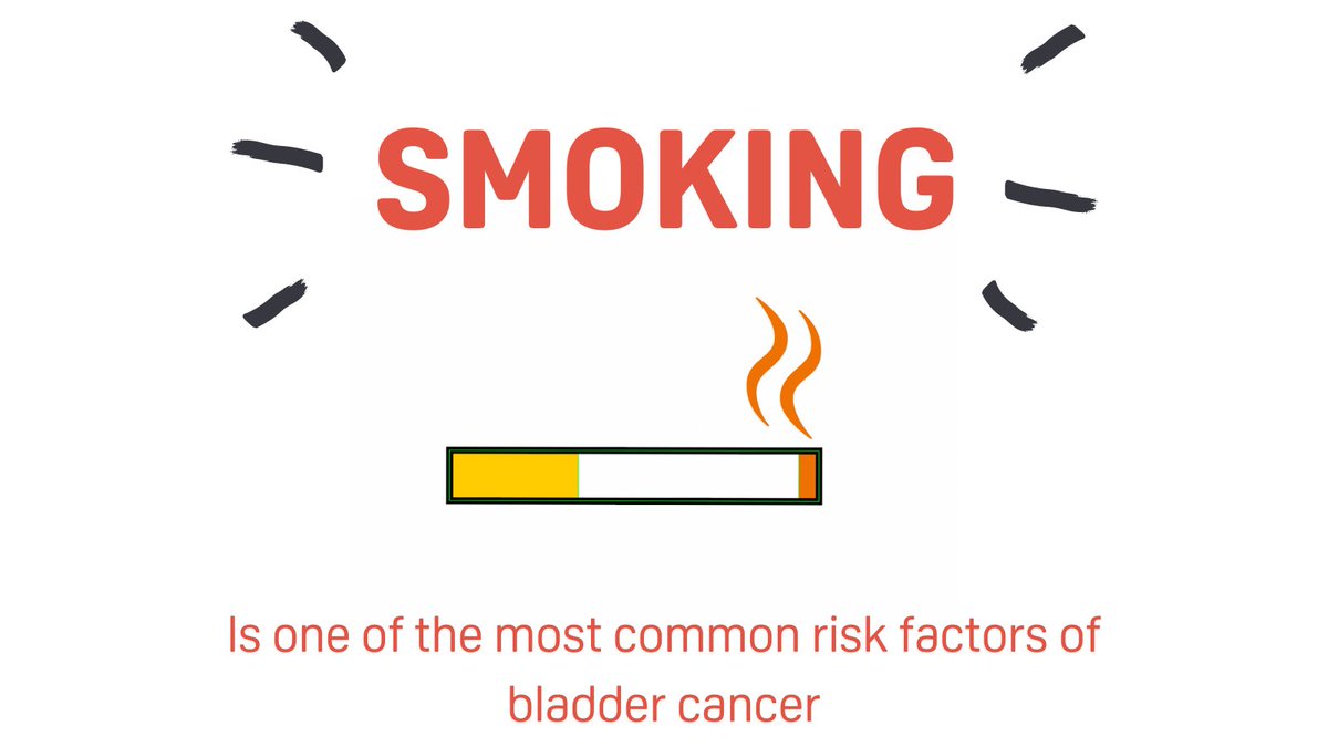 🚬 is the biggest risk factor of #bladdercancer ❌ Persons who smoke may be up to 4 times more likely to develop bladder cancer than non-smokers Learn more & stay #BladderCancerAware! 👉ow.ly/yjk750NiSIN #HealthForAll #WorldHealthDay #MyHealthMyRight