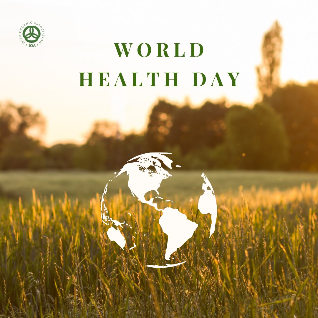 Happy World Health Day - Organics working for healthy farmers, healthy people and a health planet.

#supportorganics #organic4everyone