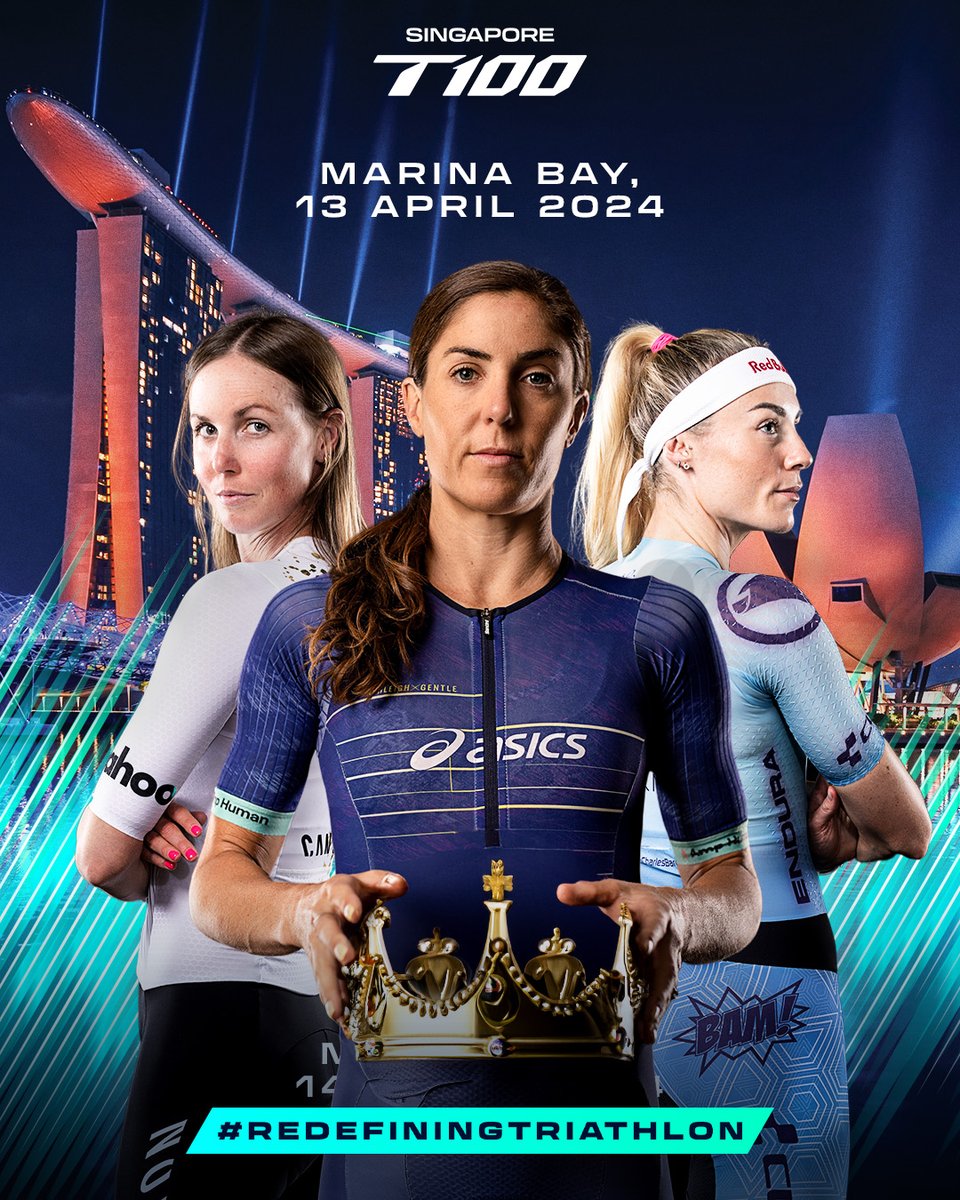 Queens of Singapore 🇸🇬👑

Watch the women's race live from Marina Bay on 13 April 📺
📲 t100triathlon.com/singapore/pro/