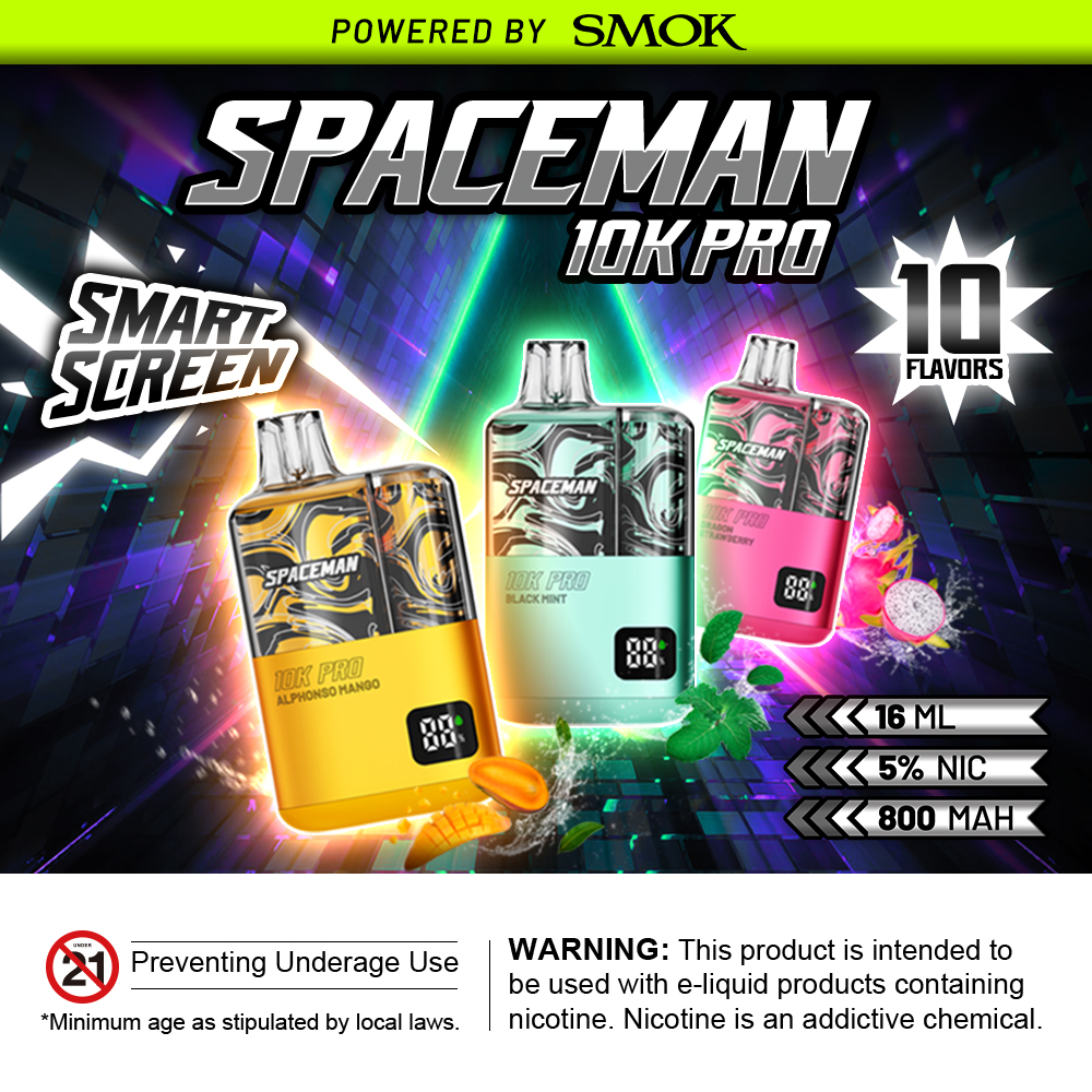 EightVape's tweet photo. 🚀 Hurry!
Buy 4 SMOK Spaceman 10K Pro Disposable and Get 2 FREE! 🌟
https://t.co/i66qar4UXo
#SMOK #DisposableVape #smokdisposable #vapes #eightvape #vaping #screen #provape https://t.co/6oNymMeipF