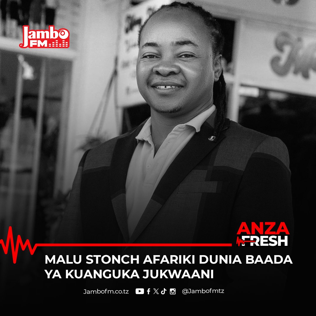 Msanii mkongwe wa muziki wa dansi nchini, Malu Stonch amefariki dunia usiku wa kuamkia leo akiwa kwenye majukumu yake ya kikazi.

Malu alianguka ghafla jukwaani katika ukumbi wa Target uliopo Mbezi Beach wakati akiimba pamoja na bendi yake anayofanya nayo kazi ya FM Academia.