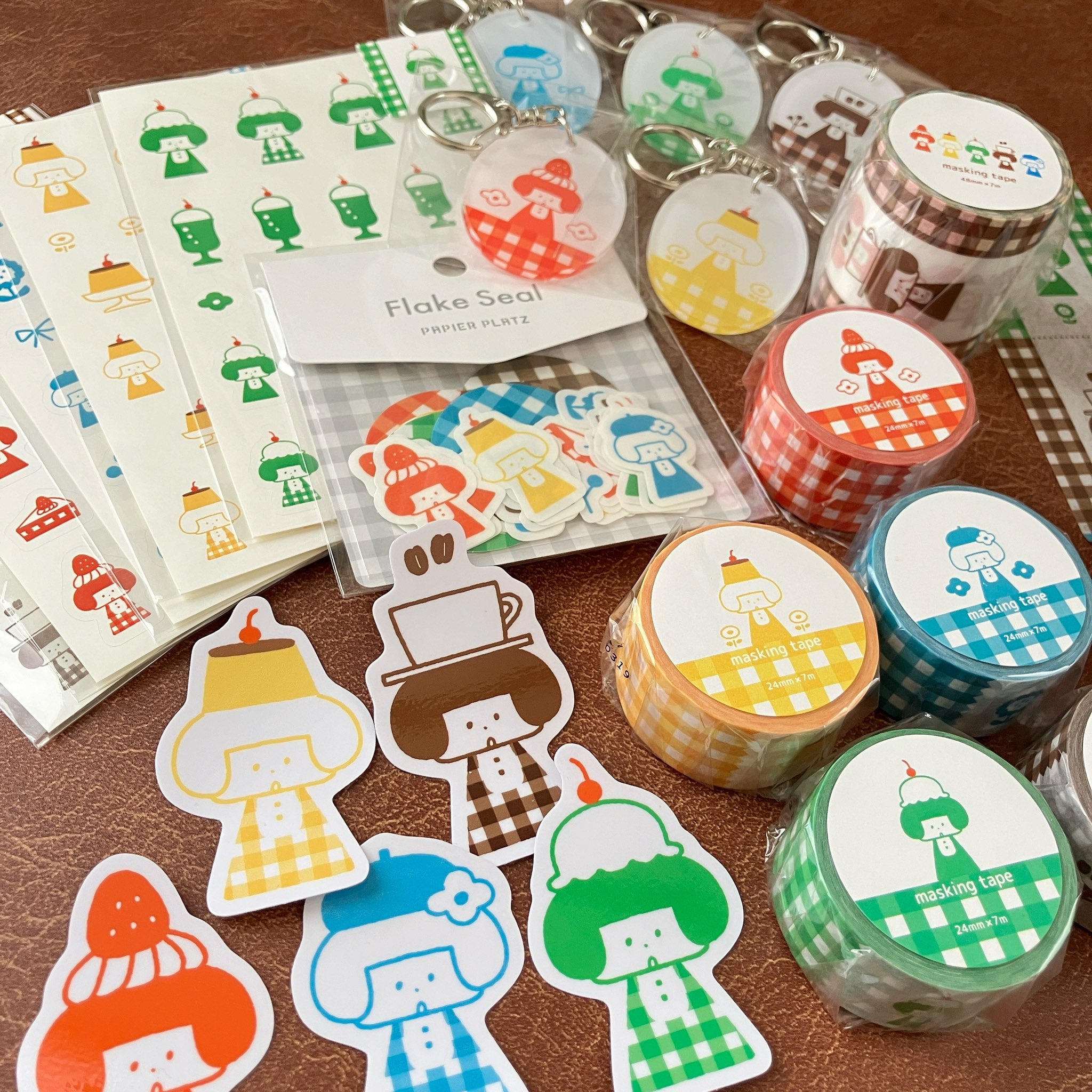 mizutama 「フルーツちゃんシリーズ」 マスキングテープ