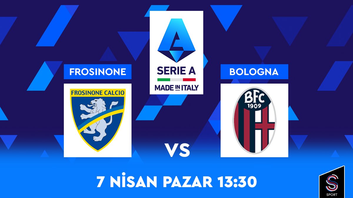 🇮🇹 #SerieA'nın 31. haftasında oynanacak olan Frosinone - Bologna karşılaşması, birazdan canlı yayınla S Sport2 ve S Sport Plus'ta! ⚽ bit.ly/3lFea9C 🎙 @MMMuratoglu